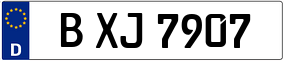 Truck License Plate